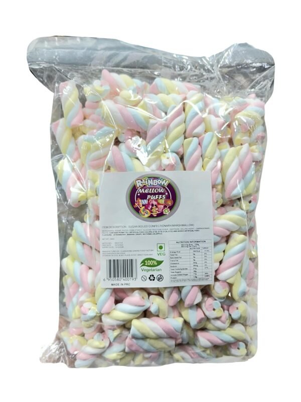 Marshmallow Rainbow Puffs 100% Veg (350gm)